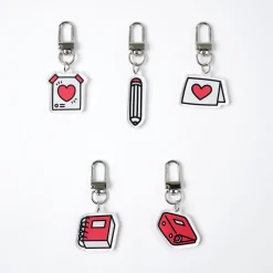 Stationery Acrylic Key Ring