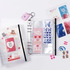 Sticker 6 Ring A5 Binder + Pocket Set