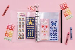 Sticker 6 Ring A5 Binder + Pocket Set