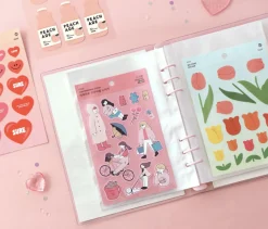 Sticker Storage 6 Ring A5 Pocket Refill