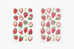 Strawberry Pressed Fruit Sticker