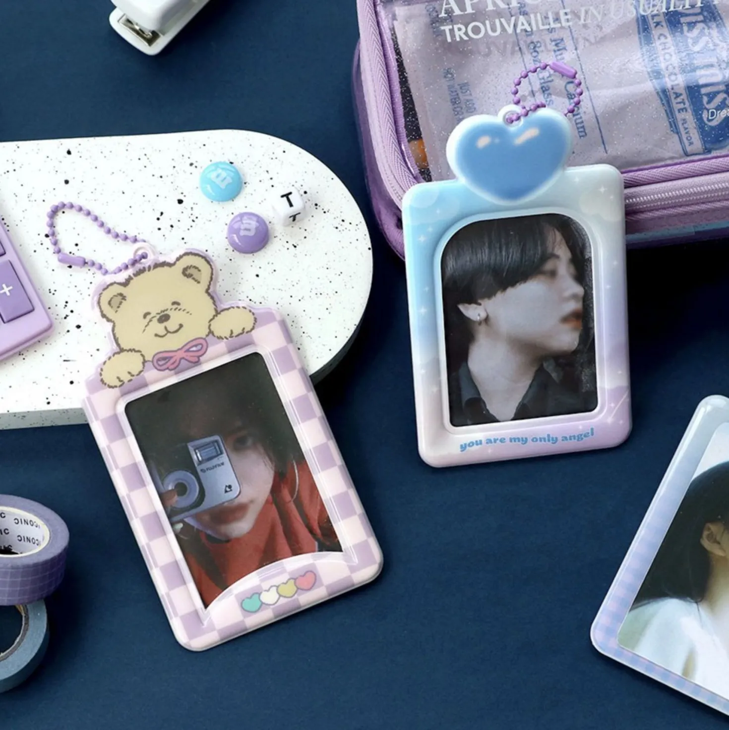 Sugar Photo Holder Ball Chain