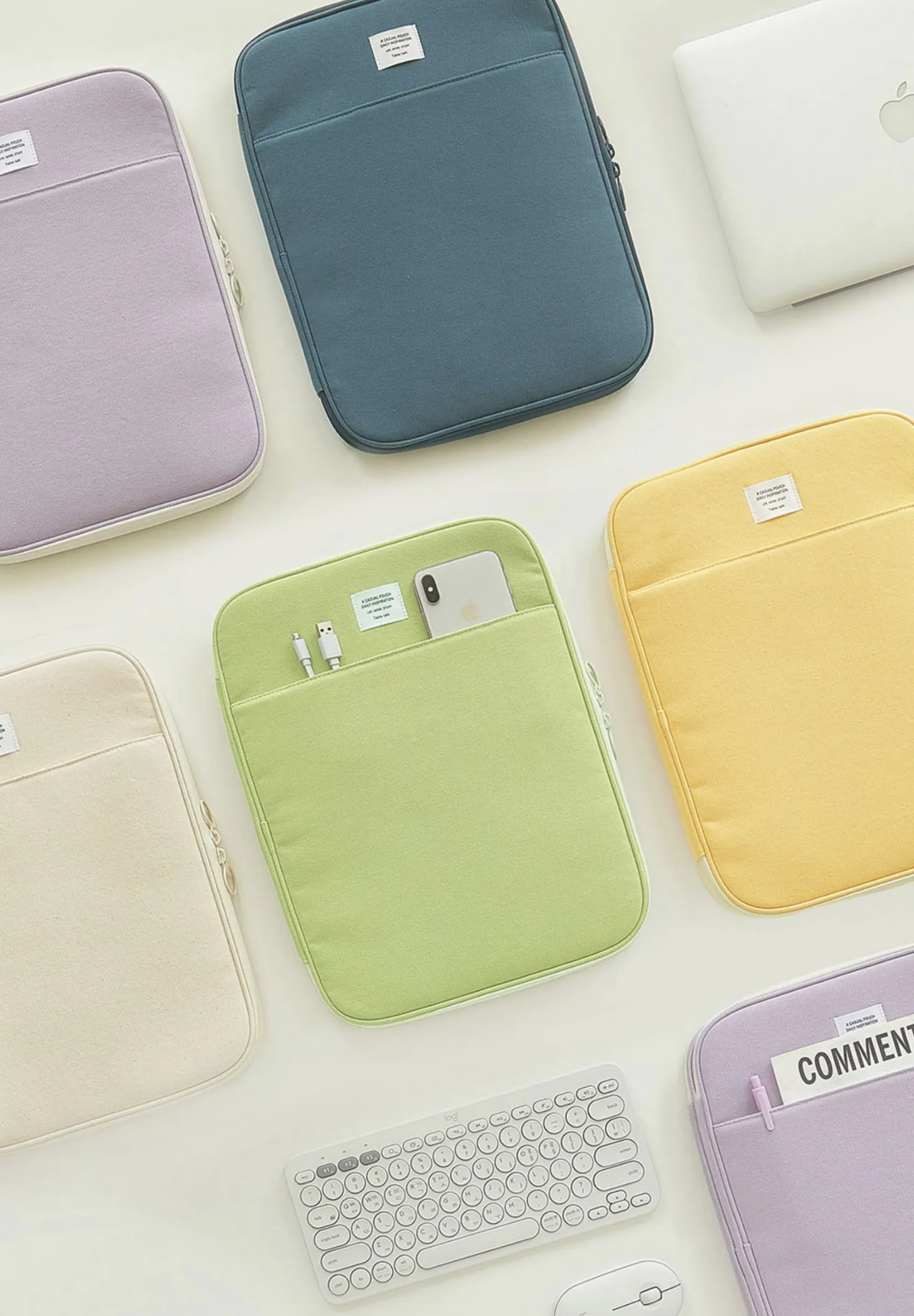 Table Talk 13 in. Pocket Laptop Pouch
