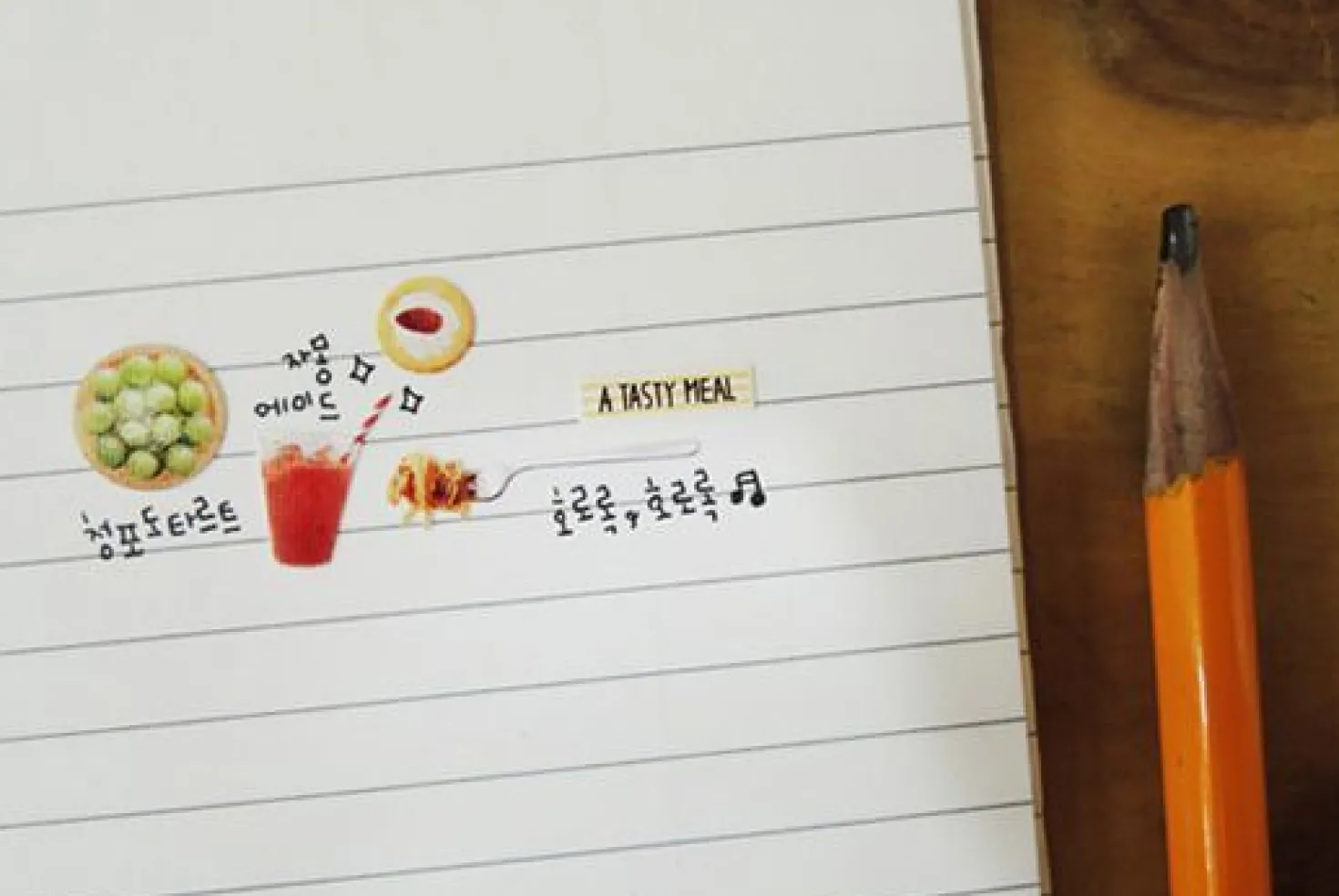 Tempting Foods Deco Sticker