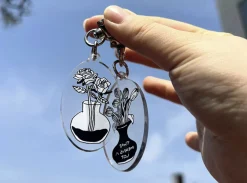 Themed Acrylic Key Ring v3