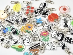 Themed Acrylic Key Ring v3