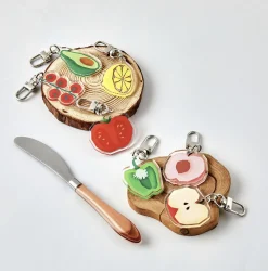 Themed Acrylic Key Ring v3