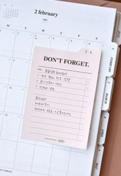 Themed Index Sticky Note