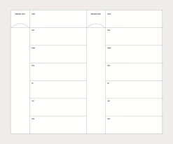 The Scenery Weekly Planner