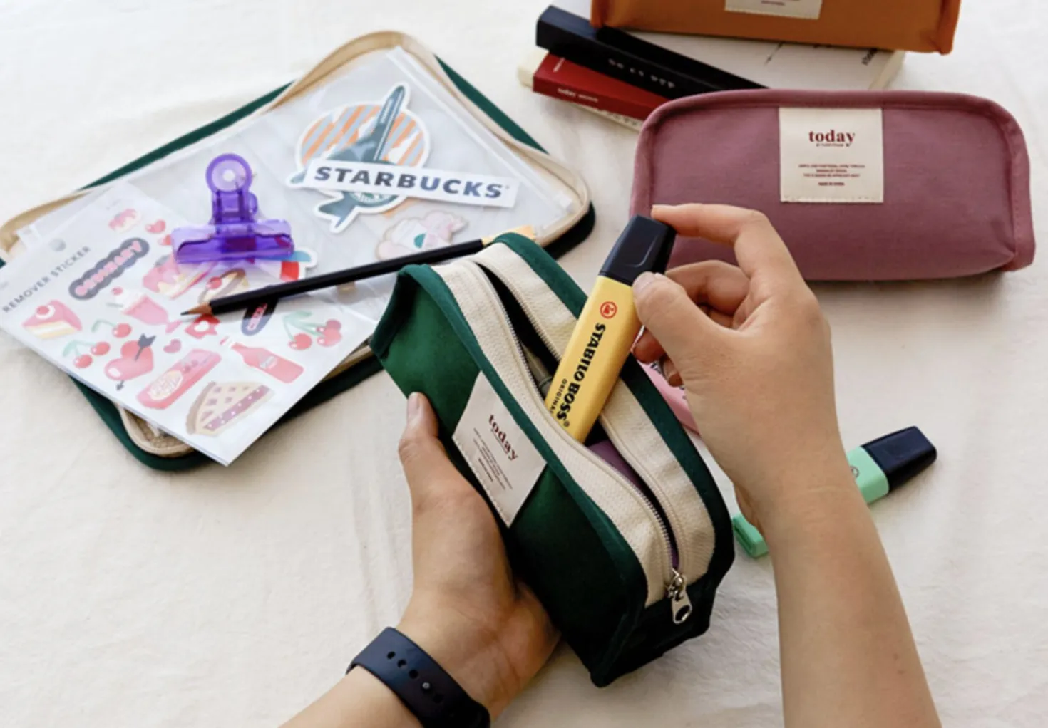 Today Canvas Pen Pouch