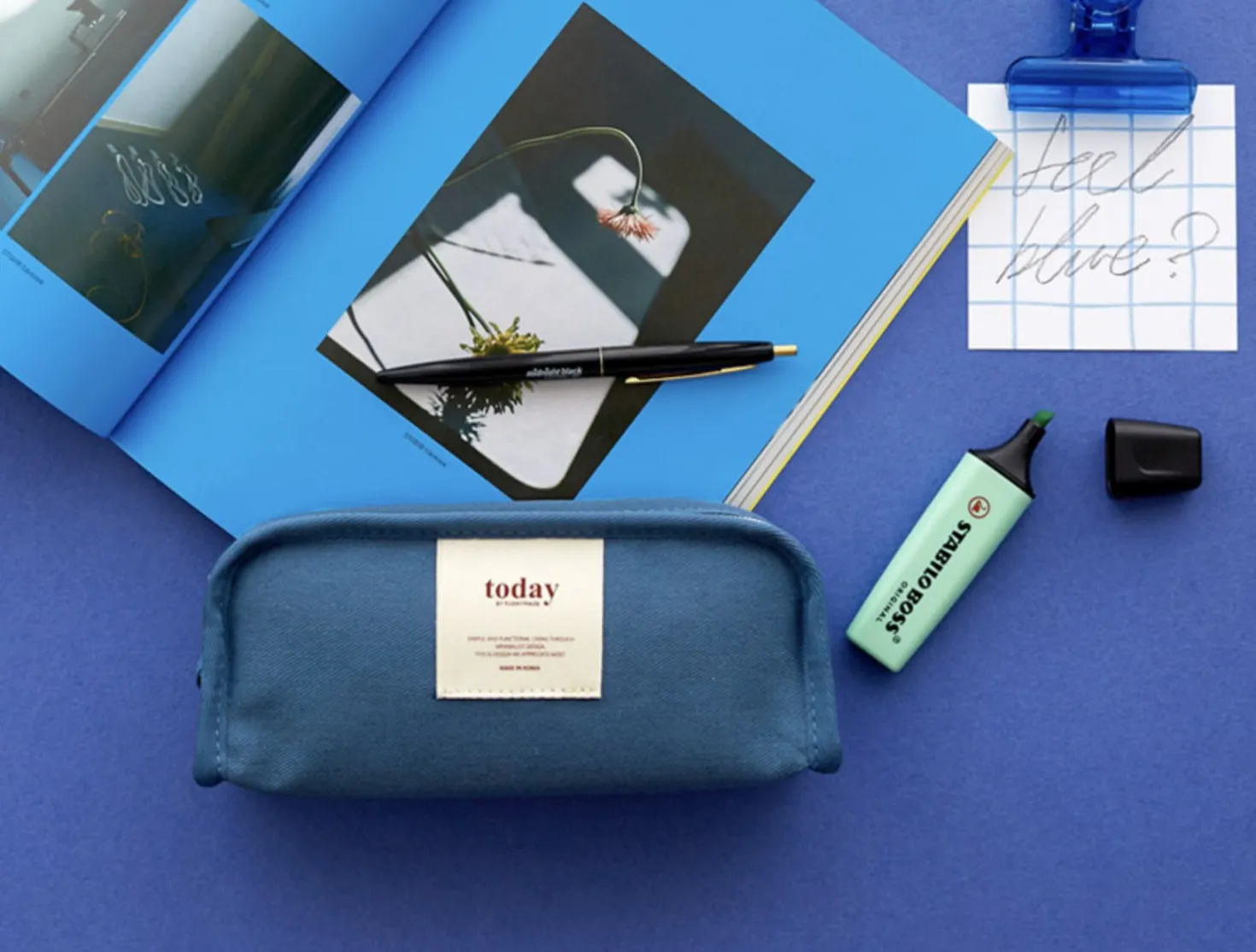 Today Canvas Pen Pouch