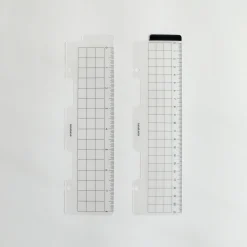 Translucent 6 Ring A5 Bookmark Ruler Set