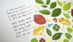 Transparent Leaf Deco Sticker