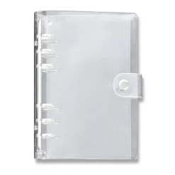 Transparent 6 Ring A6 PVC Binder