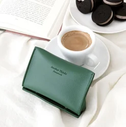 Triangle Leather Card Case