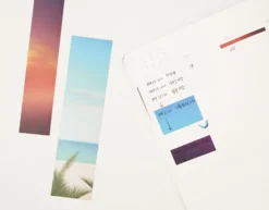 Tropical Sunset Layered Sticker Set