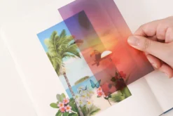Tropical Sunset Layered Sticker Set