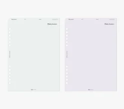 Up&Down Index 6 Ring A5 Planner Refill