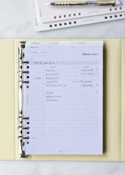 Up&Down Index 6 Ring A5 Planner Refill