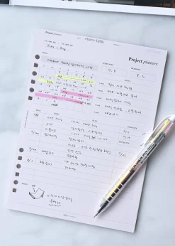 Up&Down Index 6 Ring A5 Planner Refill