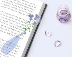 Vase Flower Clear Bookmark