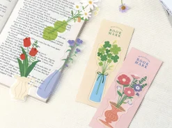 Vase Flower Clear Bookmark