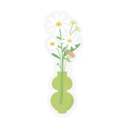Vase Flower Clear Bookmark