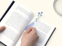 Vase Flower Clear Bookmark