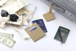 Vegan Leather Anti Skimming Passport Sleeve