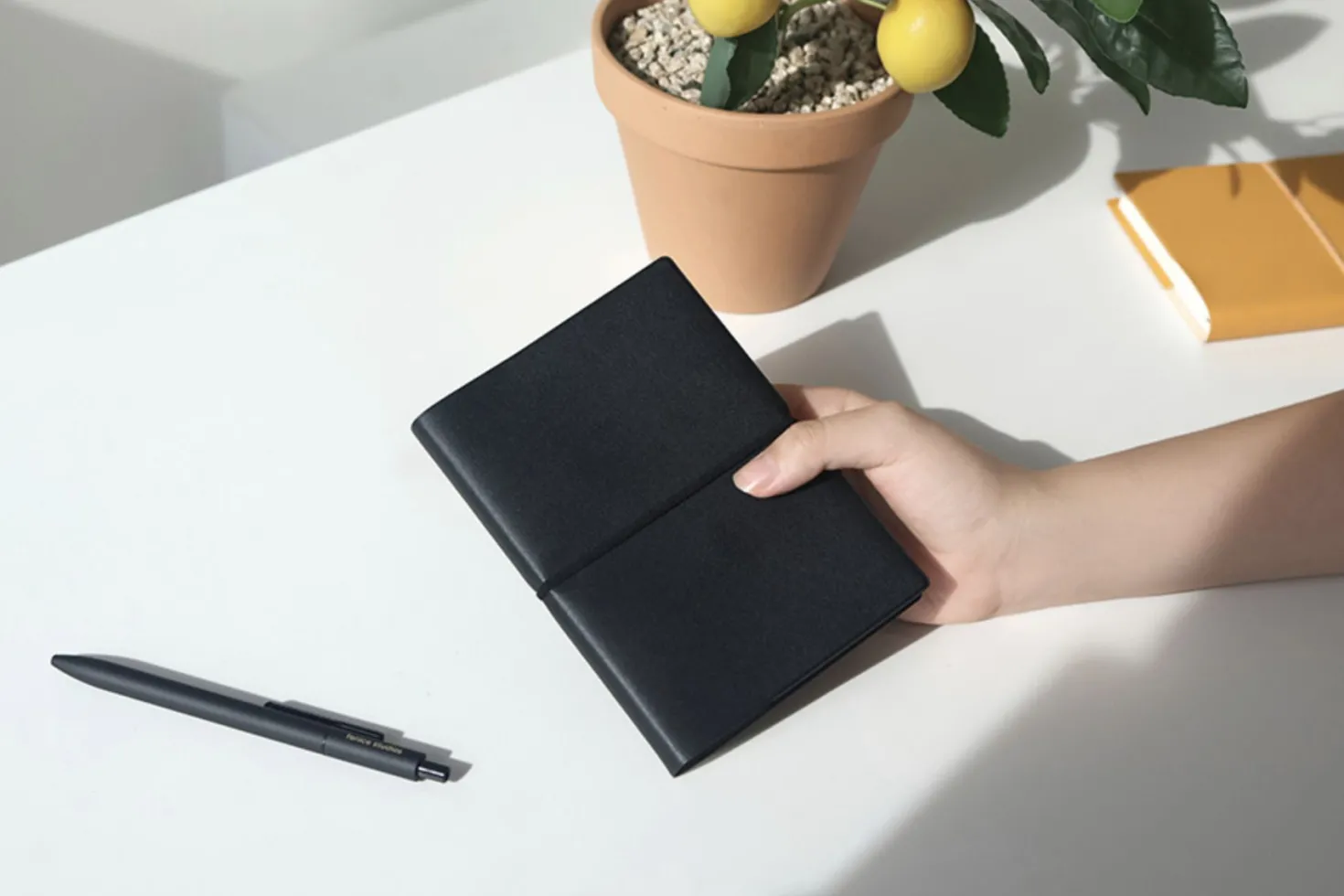 Vegan Leather Handy Notebook