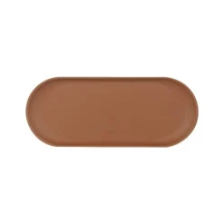 Vegan Leather Round Tray