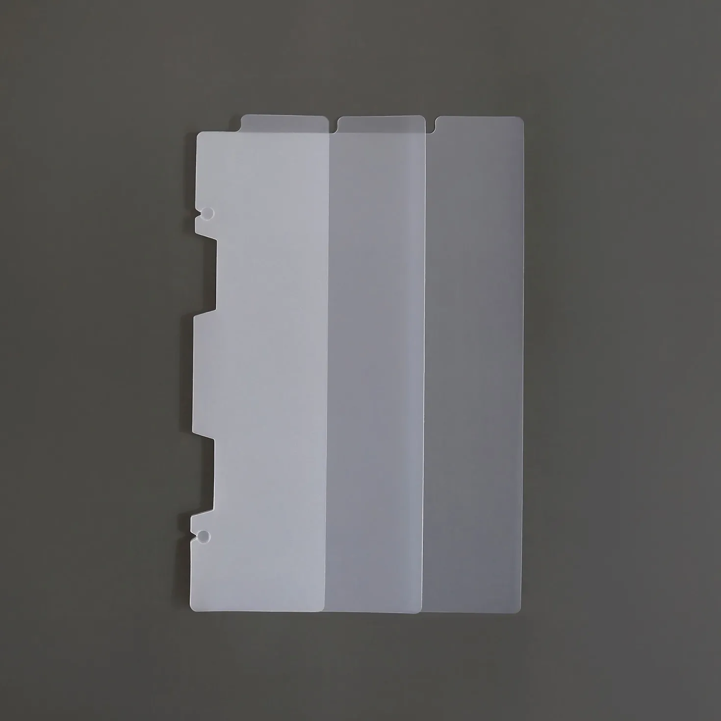 Vertical Translucent 6 Ring A5 Index Tabs