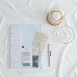 Vertical Weekly Schedule Sticky Note