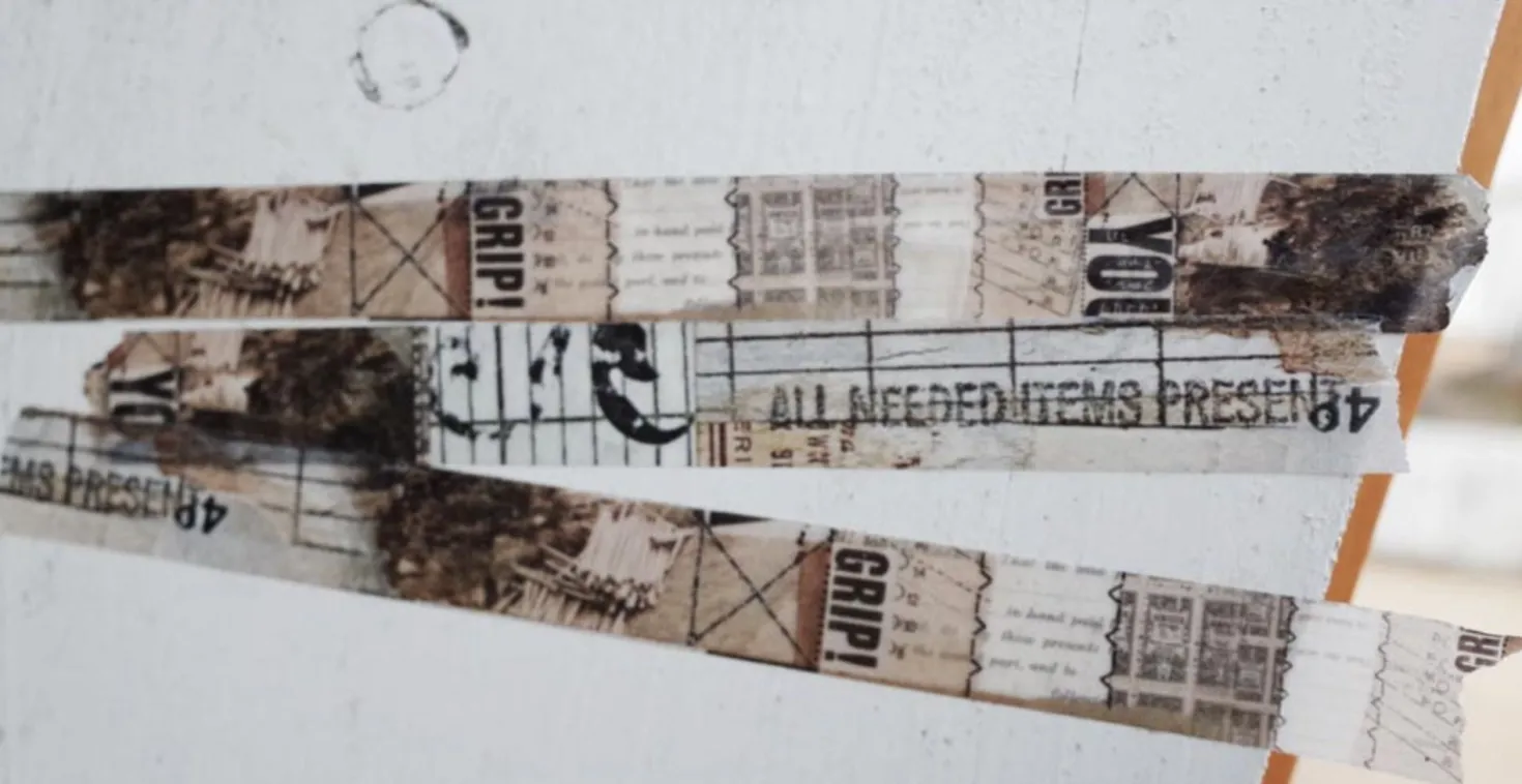 Vintage Collage Masking Tape