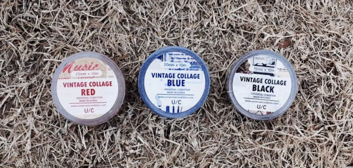 Vintage Collage Masking Tape