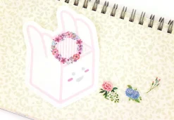 Vintage Flower Deco Sticker