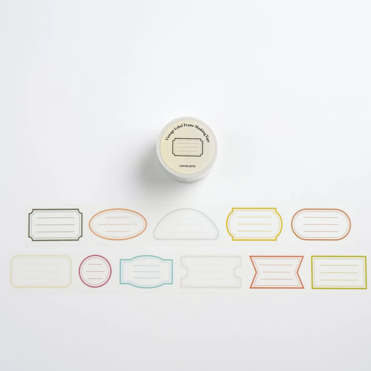 Vintage Label Frame Masking Tape