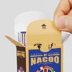 Vintage Label Sticker Box