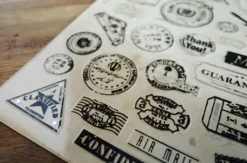 Vintage Stamp Deco Sticker
