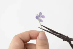Violet Pressed Flower Sticker
