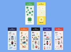 Vivid Clear Bookmark