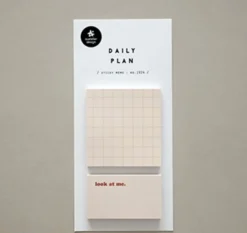 Warm Tone Daily Plan Sticky Note