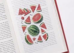 Watermelon Pressed Fruit Sticker