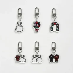 Wedding Acrylic Key Ring