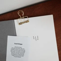 White Stitched Monthly Planner