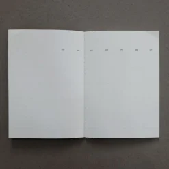 White Stitched Monthly Planner