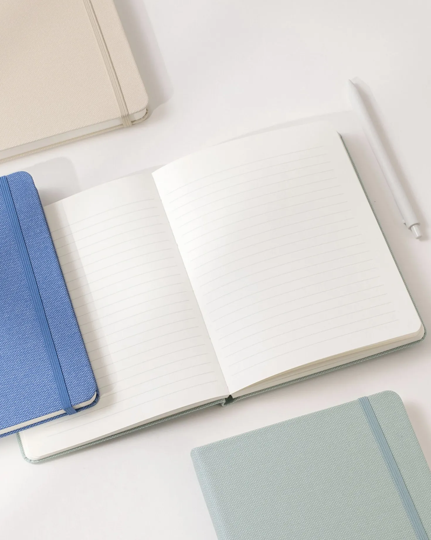 Wide Record Hardcover Lined Notebook v2