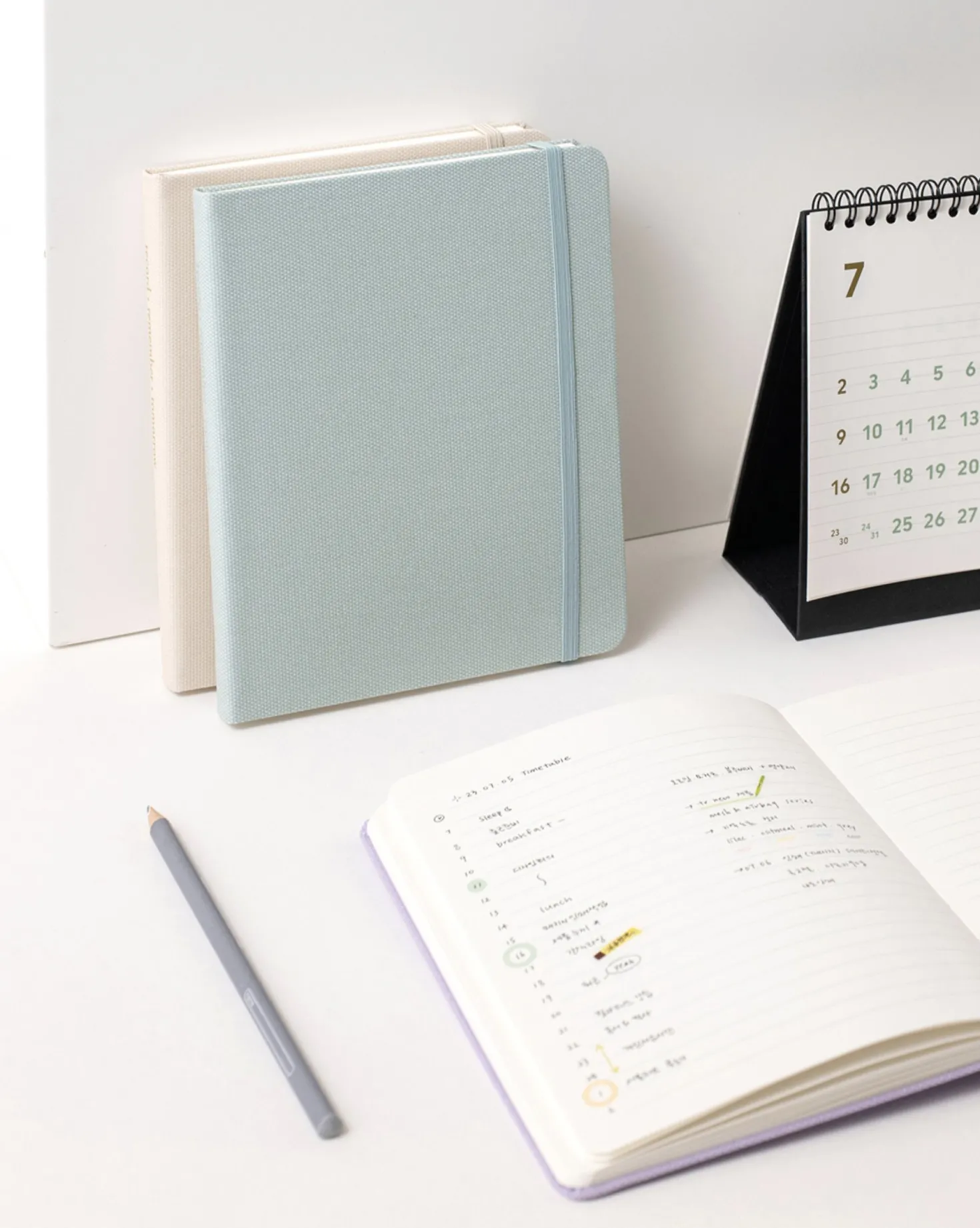 Wide Record Hardcover Lined Notebook v2
