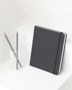Wide Record Hardcover Lined Notebook v2