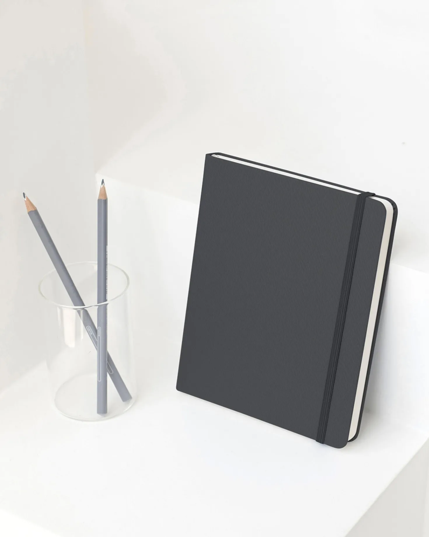 Wide Record Hardcover Lined Notebook v2